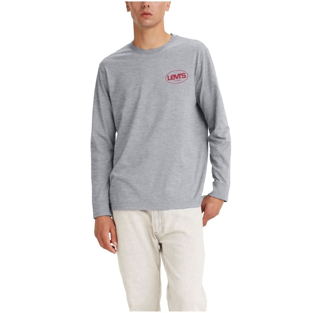 Levi's‎ Men's Relaxed Fit Graphic T-shirt, Heather Gray, Size S, NWT